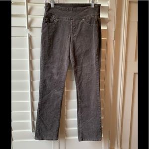 jag high rise straight leg corduroy pull on pants 8P